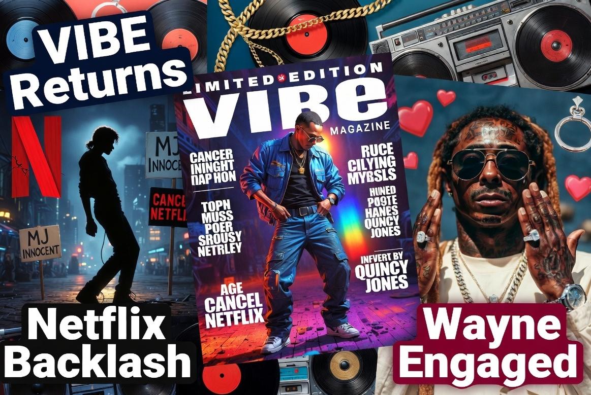 Vibe Print Revival, Netflix MJ Backlash, Wayne’s Big Engagement