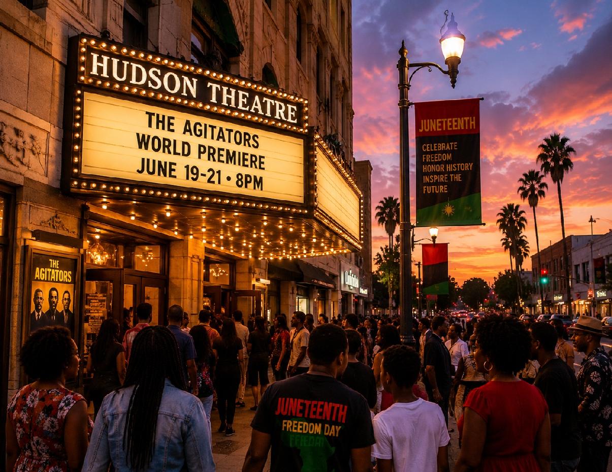 A Juneteenth production connecting past struggles to today at the Hudson Theate - via eurAI
