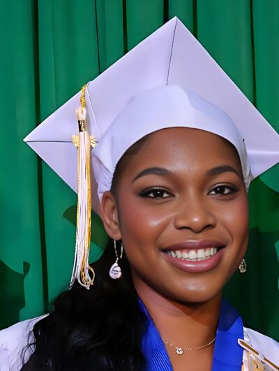A'Shari Hobbs at commencement-graduation - photo via John Jay