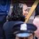 Alicia Keys (at Clive Davis funeral) - screenshot
