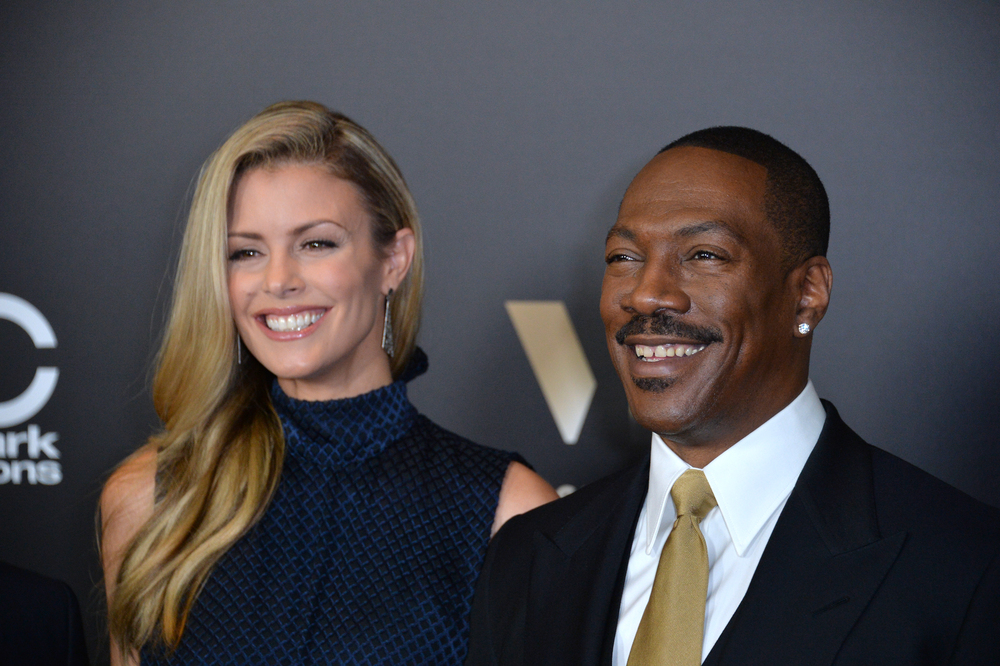 Eddie Murphy and his wife