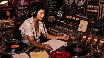 Diane Blackmon on air at KDIA