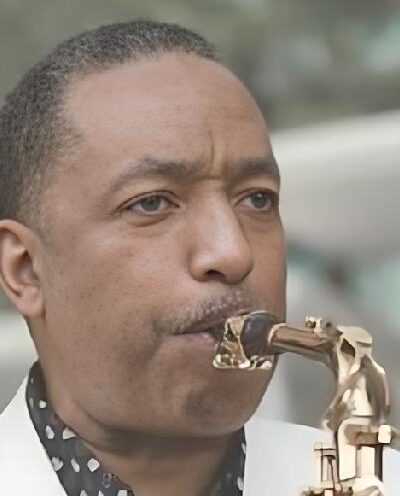 Donald Harrison (with saxophone)