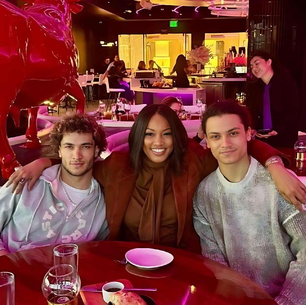 Garcelle Beauvais and her sons