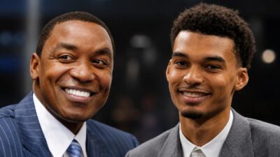Isiah Thomas and Victor Wembanyama