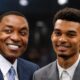 Isiah Thomas and Victor Wembanyama