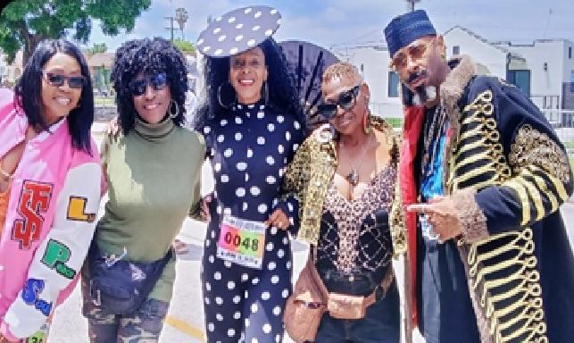 Juneteenth Soul Train - Sandra Nixon, Flo Jenkins, Sheila (the Diva), Thelma Davis