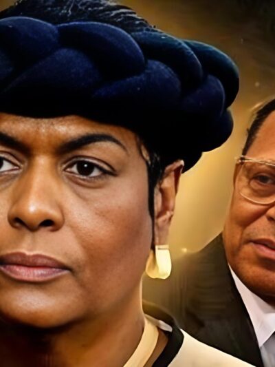 Khadijah and Louis Farrakhan - via YouTube screenshot