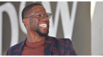 Kevin Hart at an at the Hollywood Walk of Fame event