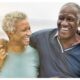 senior citizens on the beach