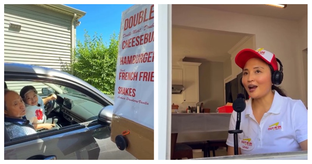 Crazy Korean Cooking Creator Builds In-N-Out Drive-Thru at Home