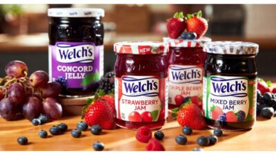 AI generated image of Welch's jams