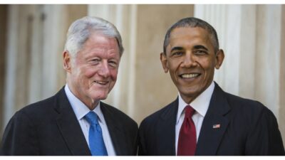 Bill Clinton and Barack Obama AI-generated
