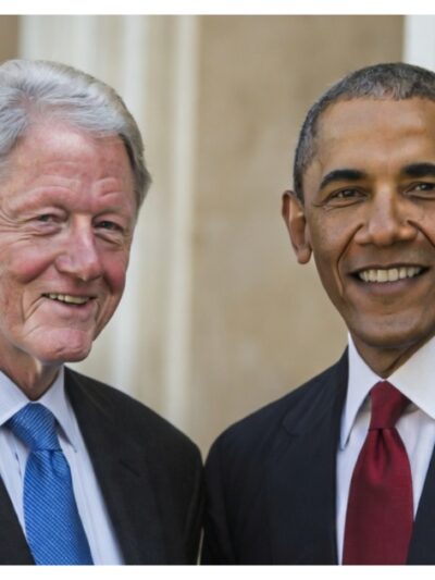 Bill Clinton and Barack Obama AI-generated