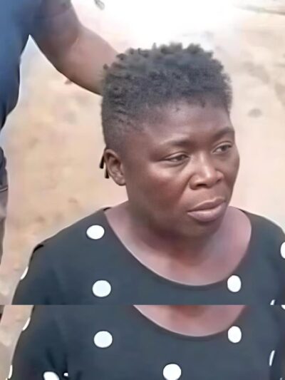 Nigerian akara seller who put poop in the food - via screenshot