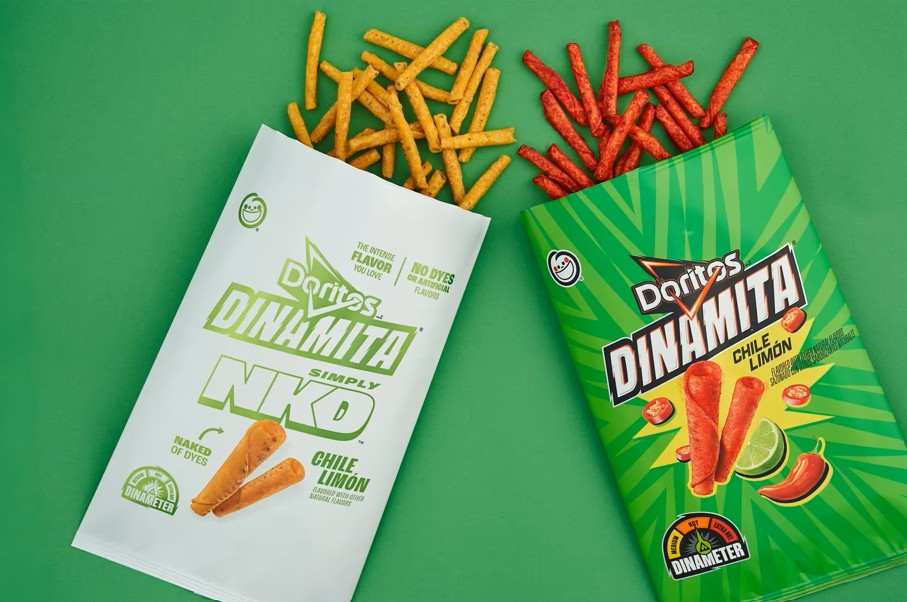 Doritos Dinamita Simply NKD Chile Limón chips