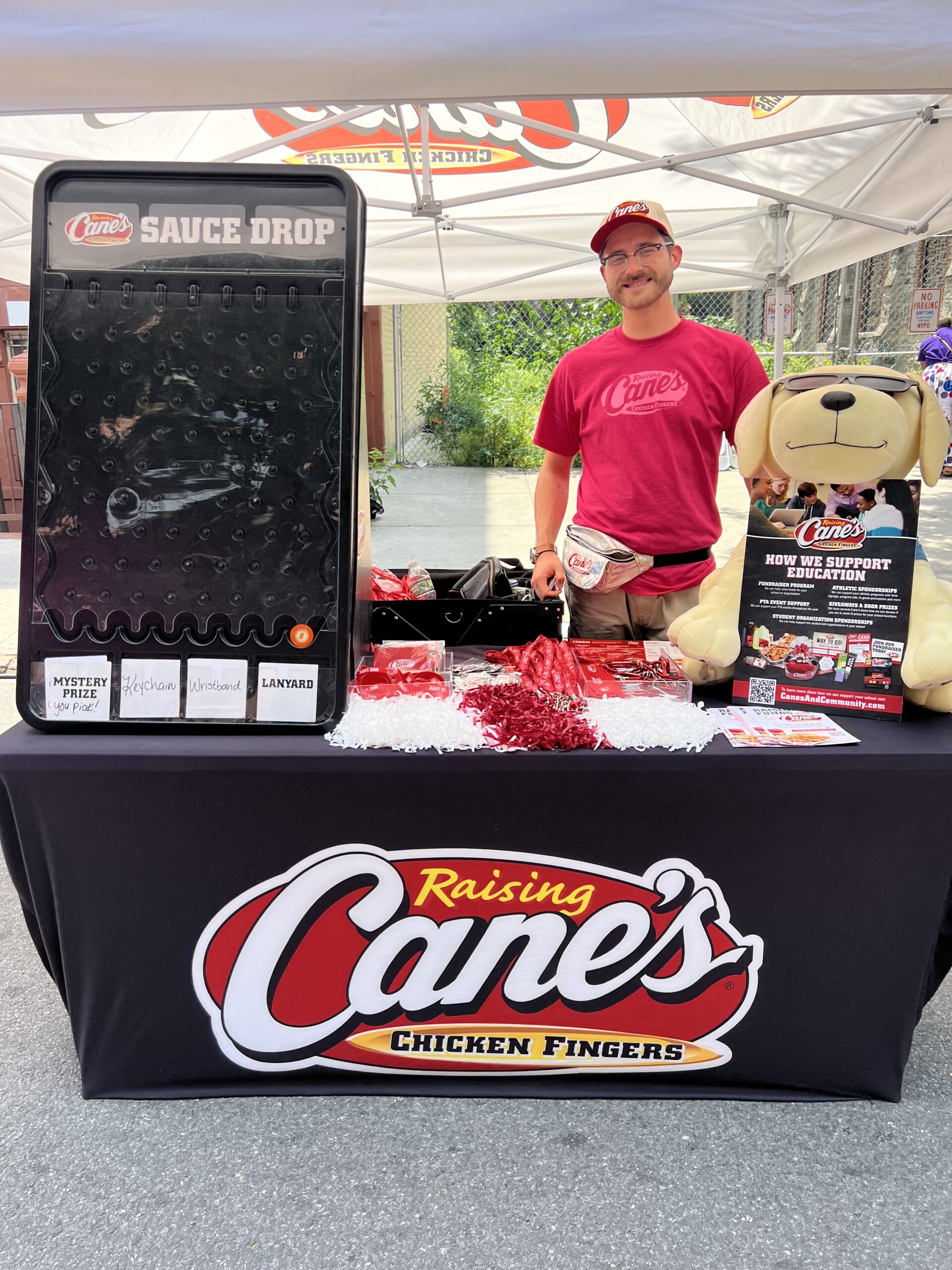 Sponsor Raising Cane  (photo credit of Hobson PR)