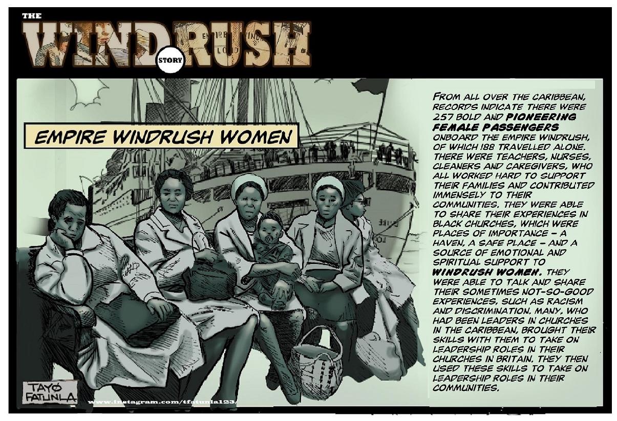 The Windrush story - Empire Windrush Women