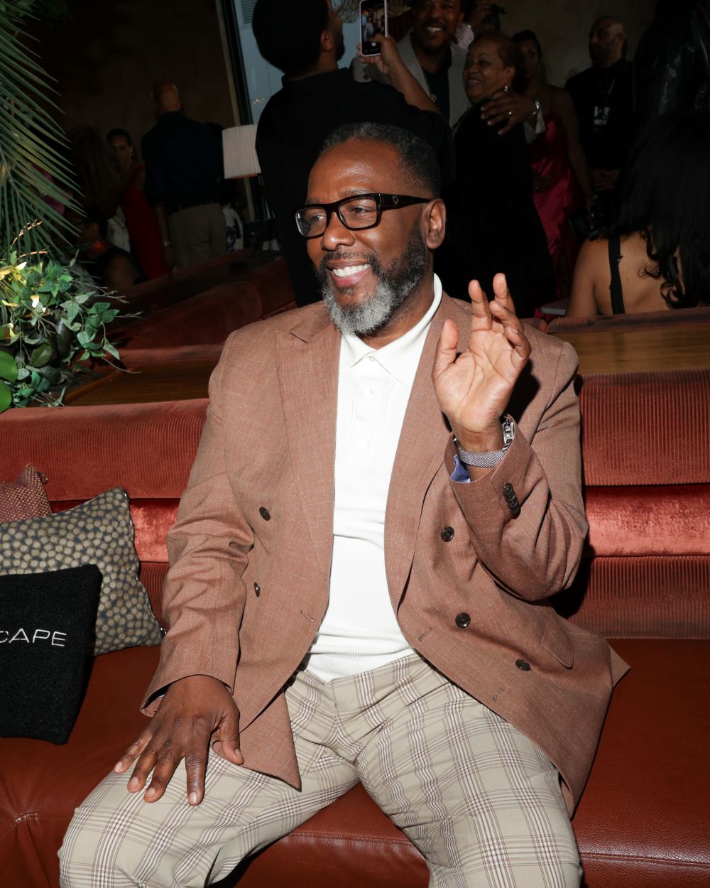 Wendell Pierce at They Fight after party (photo courtesy of Andscape)