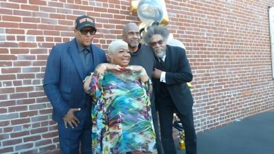 Al B Sure, Luenell, Tavis Smiley, and Dr Cornel West - Photo: Ricky Richardson
