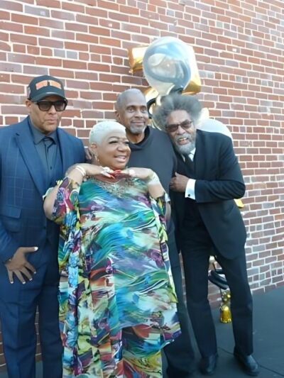 Al B Sure, Luenell, Tavis Smiley, and Dr Cornel West - Photo: Ricky Richardson