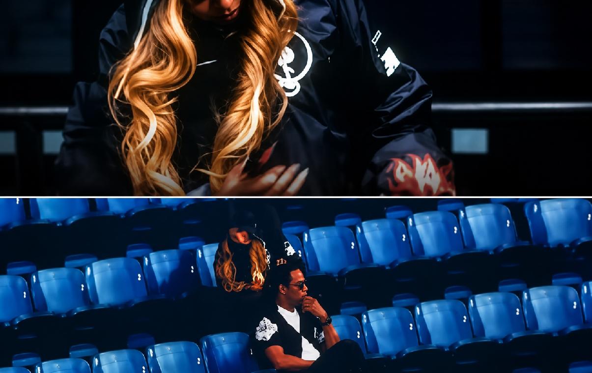 Beyonce cutting Jay Z's hair - screenshot