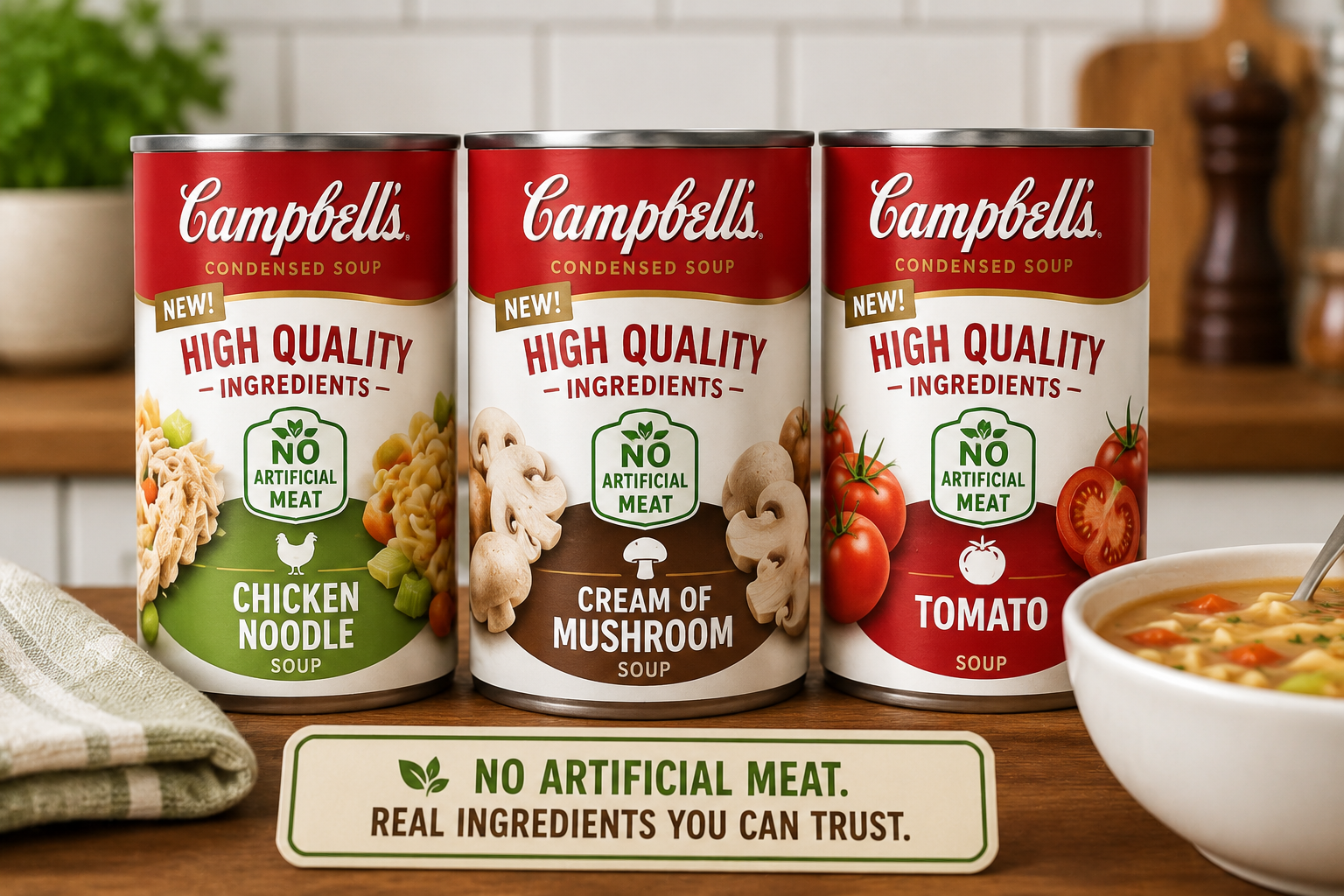 Campbell's soup AI generated