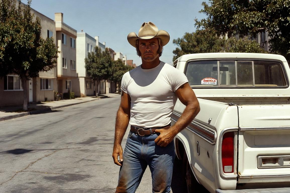Cowboy Jim stood tall, boots planted in simple truths - via eurAI