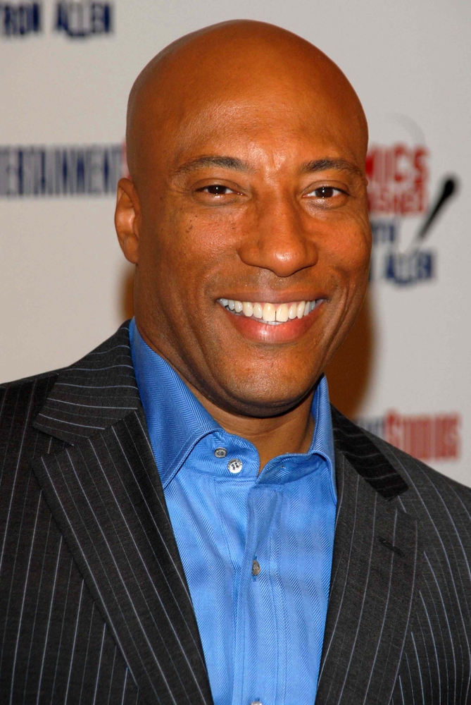 Byron Allen at TV premiere in Hollywood