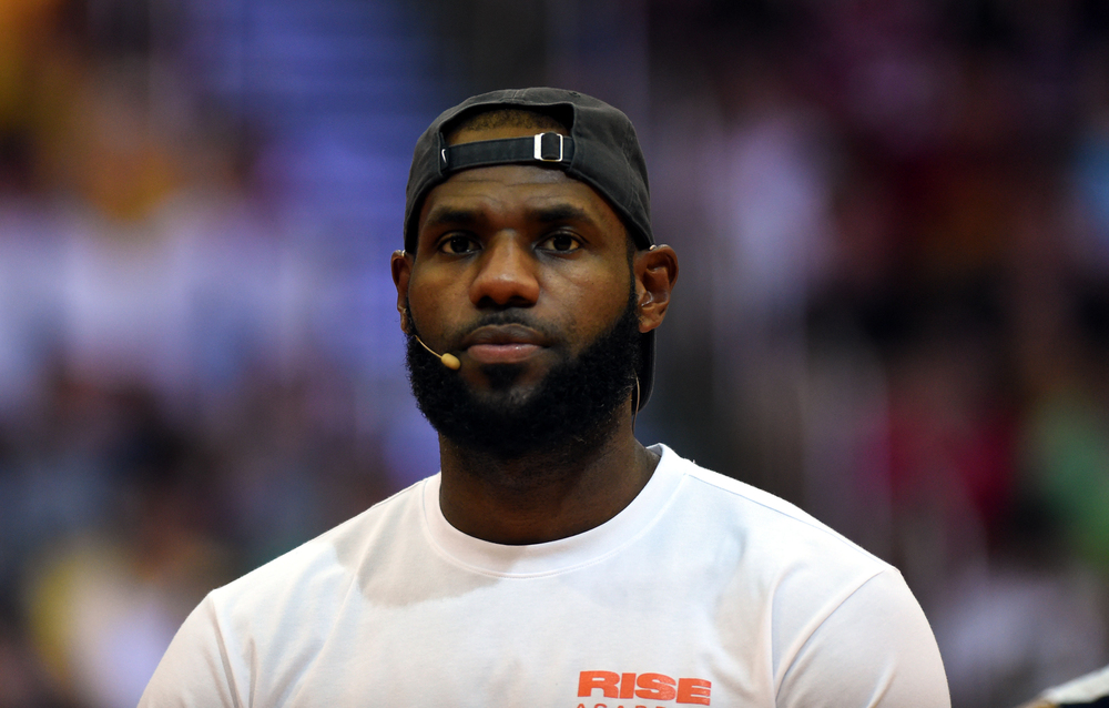 LeBron James in Hong Kong