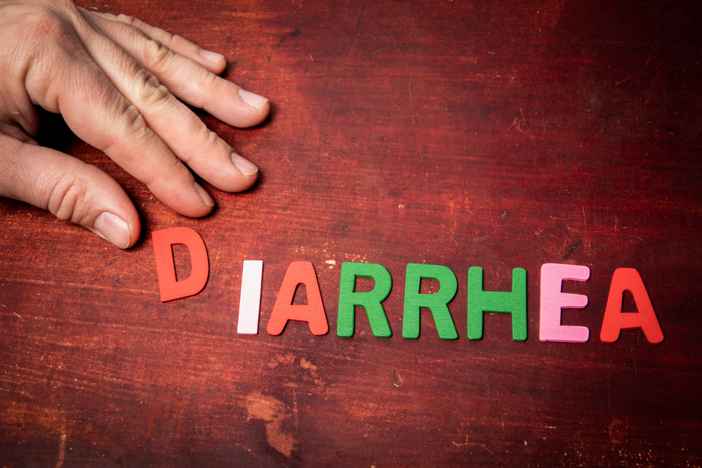 diarrhea spelled out with blocks
