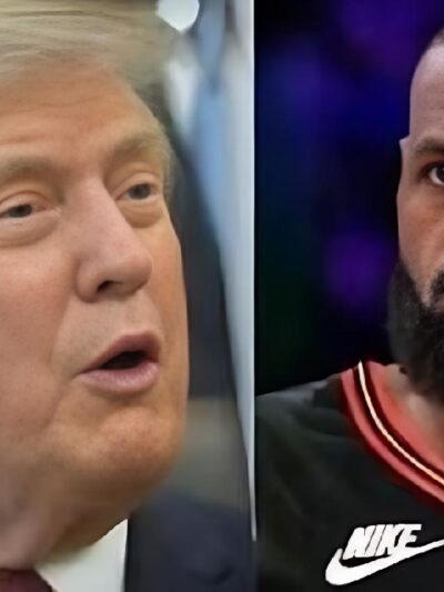 Donald Trump and LeBron James - screenshot