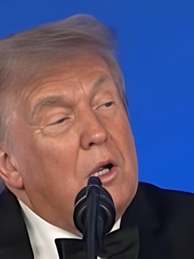 Donald Trump at 2026 WHCD - screenshot