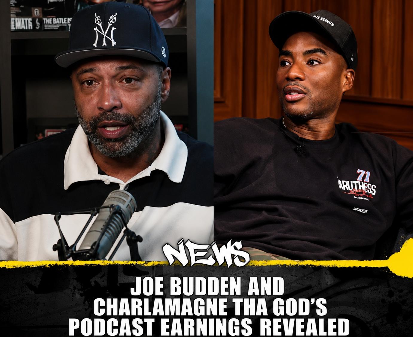 Joe Budden and Charlamagne Tha God (podcast earnings) - via Facebook