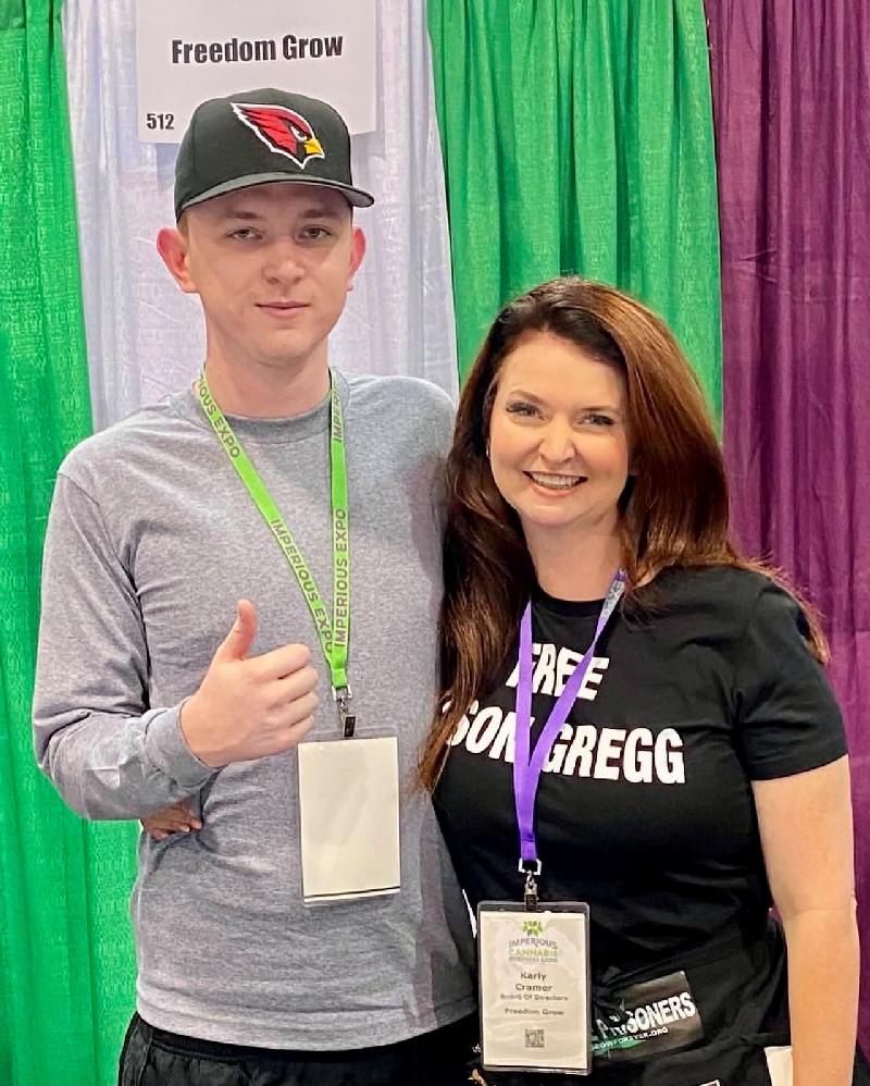 Karly Cramer and her son