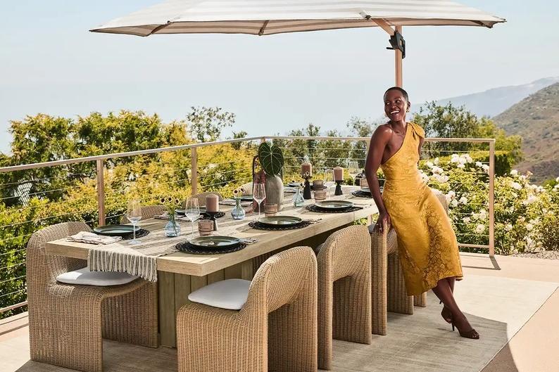 Lupita Nyong'o (LA home) - via Crate & Barrel