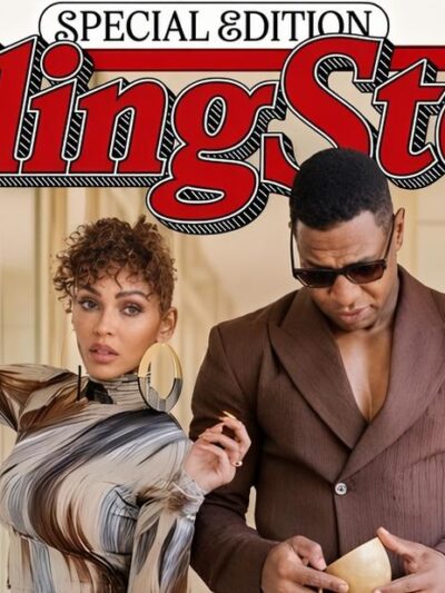 Meagan Good and Jonathan Majors - RollingStone Africa cover