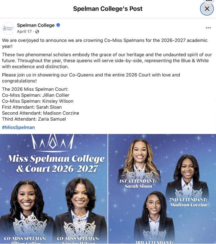 Miss Spelman College Court