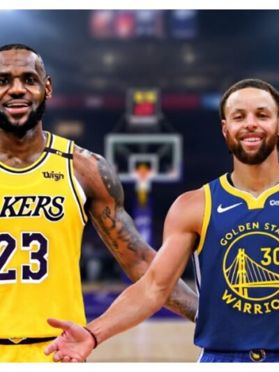 LeBron James and Stephen Curry - AI GENERATED