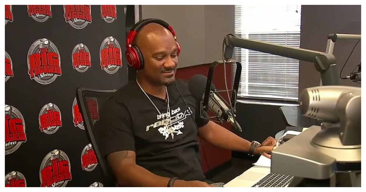 Big Tigger on V-103 morning show
