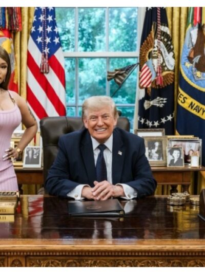 Nicki Minaj Gets Presidential Shout-Out at Rose Garden Club Lunch