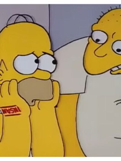 Homer meets Michael Jackson - The Simpsons