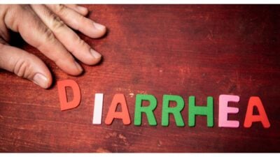 diarrhea spelled out with blocks