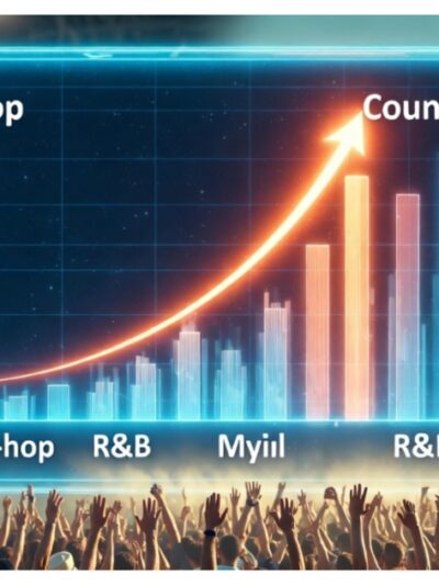 mainstream music becoming more competitive, with pop and country gaining ground while hip-hop and R&B hold strong but share the spotlight more evenly