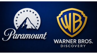 Paramount and Warner Bros. logo split