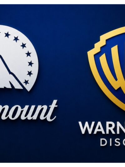 Paramount and Warner Bros. logo split