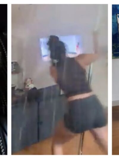 Asha Gilbert pole dancing mishap