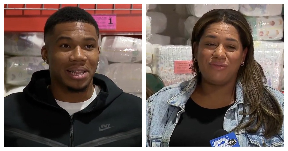 Giannis Antetokounmpo and Mariah Riddlesprigger talk baby #3