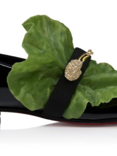 Jaden Smith $1,890 Christian Louboutin Loafers Featuring a Snail and Lettuce