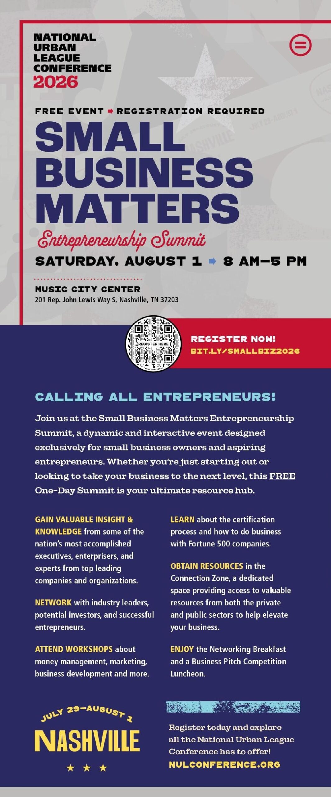 National Urban League Conference 2026 promo